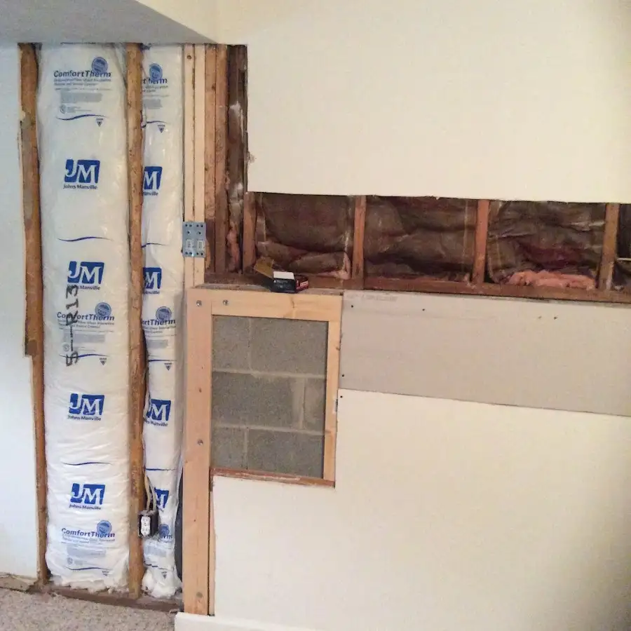 Wall insulation replacement during Odor Removal & Deodorization in Kenwood